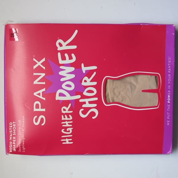 Spanx  Higher Power Shaping Short Color Soft Nude Size XL, Size Large,  Size 2X - Picture 4 of 10